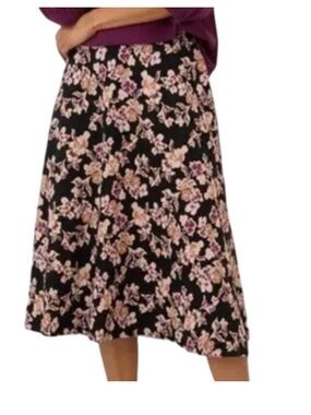Pact Organic Blend Floral Skirt, Size Small